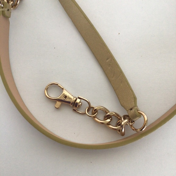 NAUTICA FAUX LEATHER AND GOLD CHAIN BELT MEDIUM LARGE - Picture 4 of 11